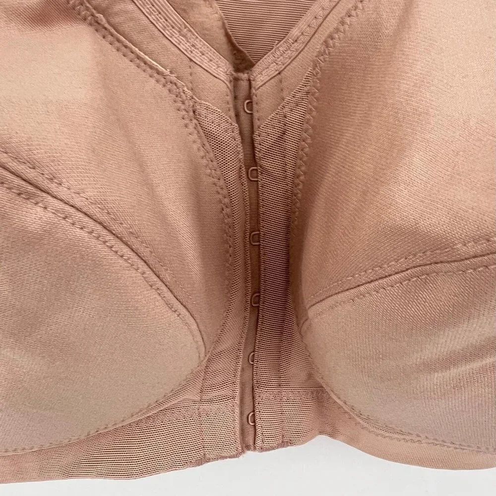 Glamorise Cafe MagicLift Posture‎ Back Support Bra size 36DDD Wire free 1265